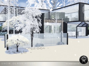 Sims 4 — Snow Glass House by Pralinesims — By Pralinesims