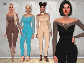 Sims 4 — MP Zeta Outfit by MartyP — ~Teen to Elder sims ~For woman only ~16 colour swatches ~CAS thumbnail ~Custom Shadow