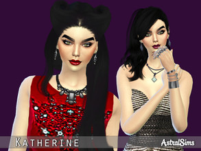 Sims 4 — Katherine by astralsims777 — Hi everyone! Today I created a charming beautiful lady. Her name is Katherine.