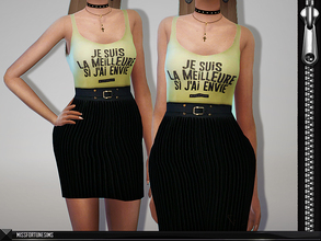 Sims 4 — MFS Greta Dress by MissFortune — Standalone - Custom thumbnail - 6 Colors