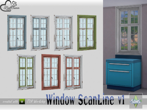 Sims 4 — WindowSet ScanLine Counter 1x1 v1 R by BuffSumm — Part of the *Window Set ScanLine* Created by BuffSumm @ TSR