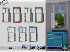 Sims 4 — WindowSet ScanLine Counter 1x1 v1 open R by BuffSumm — Part of the *Window Set ScanLine* Created by BuffSumm @