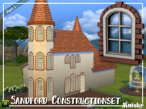 Sims 4 — Sandford Constructionset part 1 by Mutske — This is part 1 of the Sandford Construstionset. It is a conversion