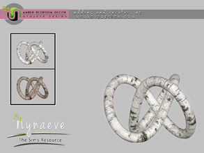 Sims 4 — Amber Torus Knot by NynaeveDesign — Amber Bedroom - Torus Knot Located in: Decor - Miscellaneous Decor Decor -