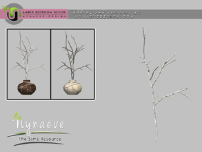 Sims 4 — Amber Tree Branch by NynaeveDesign — Amber Bedroom - Tree Branch Located in: Decor - Plants Price:39 Tiles: