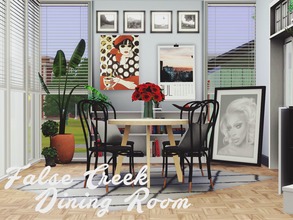 Sims 3 — False Creek Dining Room by pyszny16 — False Creek Dining Room is for those who like to feel contact with nature.