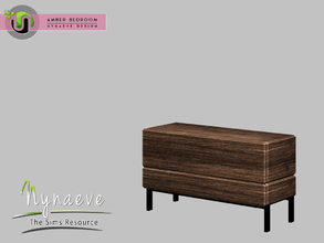 Sims 3 — Amber Nightstand by NynaeveDesign — Amber Bedroom - Nightstand Located in: Surfaces - Accent Tables Price: 239