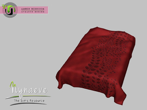 Sims 3 — Amber Bed Cover by NynaeveDesign — Amber Bedroom - Bed Cover Located in: Decor - Rugs Price: 139 Tiles: 3x3
