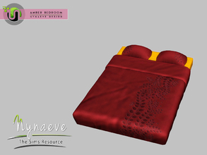 Sims 3 — Amber Bedding by NynaeveDesign — Amber Bedroom - Bedding Mix and Match it with the Amber Bedframe. Located in:
