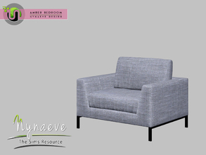 Sims 3 — Amber Lounge Chair by NynaeveDesign — Amber Bedroom - Lounge Chair Located in: Comfort - Living Chairs Price: