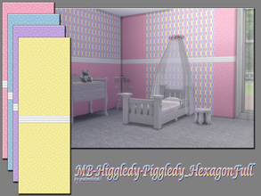 Sims 4 — MB-Higgledy-Piggledy_Hexagon_Full by matomibotaki — MB-Higgledy-Piggledy_Hexagon_Full, lovely kidden wallpaper