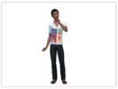 (Male) PopArt Llama T-Shirt - Click to view and download separately!