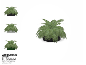 Sims 4 — Titanium Plant by wondymoon — - Titanium Bedroom - Plant - Wondymoon|TSR - Creations'2018