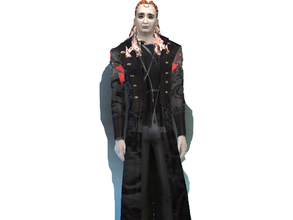 Sims 4 — Cyber goth steam punk outift with crest. by DI_Fashions — A cyber goth steam punk out fit with crest 