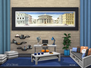 Sims 4 —  by Paogae — The Ideal City is a tempera painting of unknown author, maybe Piero della Francesca, Luciano