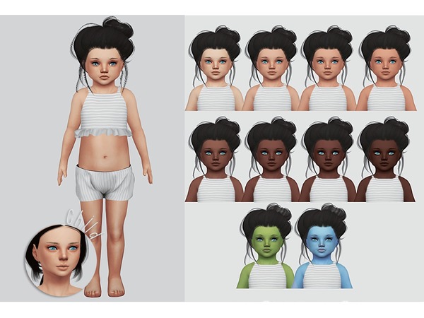 Sims 4 — Wisteria Skin by Kalewa-a — This beautiful skin is by Chisami. I just edited it to be more child friendly and