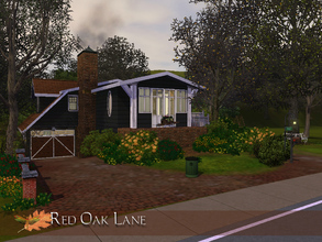 Sims 3 — Red Oak Lane by fredbrenny — Red Oak Lane has red as the main color scheme. I think Twinbrook is one of my