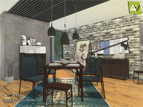 Sims 4 — Mabel Dining Room by ArtVitalex — - Mabel Dining Room - ArtVitalex@TSR, Jun 2017 - All objects three has a