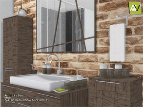 Sims 4 — Papiro Bathroom Accessories by ArtVitalex — - Papiro Bathroom Accessories - ArtVitalex@TSR, Jan 2018 - All