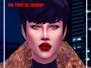 Sims 4 — Zoe Patel by casmar — Zoe Patel is an urbanite by nature. He loves to live surrounded by large luxurious