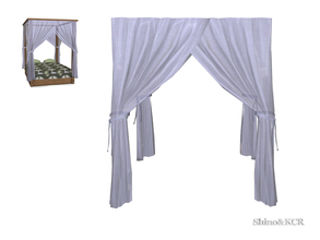 Sims 4 — Bedroom Caribbean - Canopy by ShinoKCR — Get the feeling. Furniture Set inspired by Caribbean Resorts in