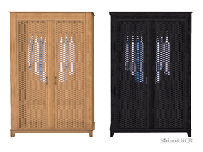 Sims 4 — Bedroom Caribbean - Armoire by ShinoKCR — Get the feeling. Furniture Set inspired by Caribbean Resorts
