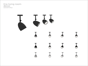 Sims 4 — [Era livingroom] - ceiling lamps by Severinka_ — Ceiling 4-x lamps From the set 'Era livingroom' Build / Buy