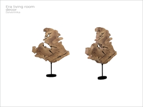Sims 4 — [Era livingroom] - wooden decor by Severinka_ — Wooden decor From the set 'Era livingroom' Build / Buy category: