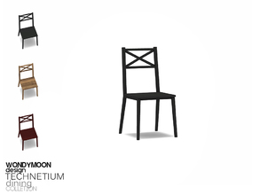 Sims 4 — Technetium Dining Chair by wondymoon — - Technetium Dining - Dining Chair - Wondymoon|TSR - Creations'2018