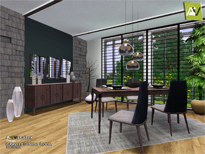 Sims 3 — Gravity Dining Room by ArtVitalex — - Gravity Dining Room - ArtVitalex@TSR, Jan 2018 - All objects are