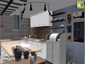 Sims 3 — Karemo Kitchen Accessories by ArtVitalex — - Karemo Kitchen Accessories - ArtVitalex@TSR, Nov 2016 - All objects