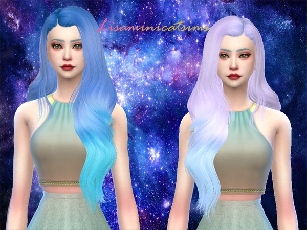 Sims 4 — LCMS LeahLillith Galia Hair Retexture by Lisaminicatsims — LeahLillith Galia Hair Retexture Mesh Needed: