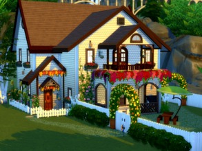Sims 4 — SLRN Cozy Cottage (Shell) by Whatthewoohoo — Cozy and inviting family size cottage for your lovely sim family.