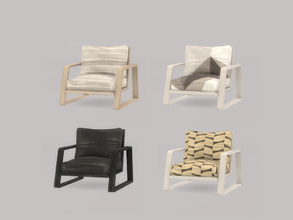 Sims 4 — Bedroom Endeun - Living Chair by ung999 — Bedroom Endeun - Living Chair Color Options : 4