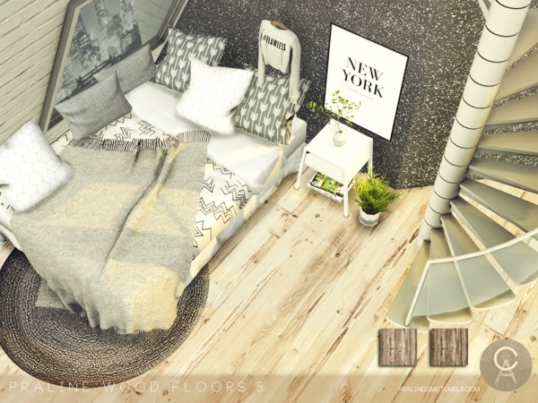 Sims 4 — Praline Wood Floors 5 by Pralinesims — By Pralinesims