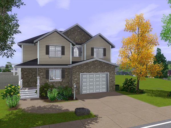 Sims 3 — Honey Stone by Gamergurl101 — Enjoy this beautiful family home with gorgeous curbside appeal! 3 bedrooms 3
