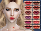 Sims 4 — Bobur Lipstick 40 by Bobur2 — Lipstick for female all age 14 colors HQ enjoy