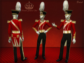Sims 4 — Bruxel - British General Uniform by Bruxel — A Victorian era General's dress uniform. A formal tail coat with