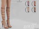 Sims 4 — Madlen Astrid Shoes (Short) by MJ95 — Mesh modifying: Not allowed. Recolouring: Allowed. (Please add original