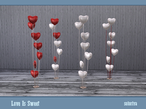 Sims 4 — Love Is Sweet. Balloons Hearts by soloriya — Balloons hearts. You can place this objects only on the floor. Part