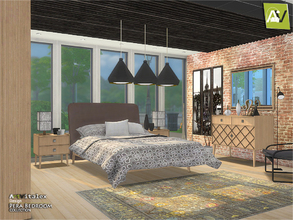 Sims 4 — Pera Bedroom by ArtVitalex — - Pera Bedroom - ArtVitalex@TSR, Feb 2018 - All objects three has a different