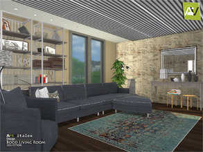 Sims 4 — Bood Living Room by ArtVitalex — - Bood Living Room - ArtVitalex@TSR, Feb 2018 - All objects three has a