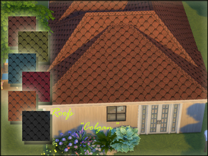 Sims 4 — Roofs Colgan by parktina — There are 6 different types of roofs.