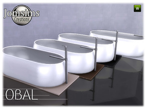 Sims 4 — obal bathroom part 2 bathtub by jomsims — OBAL bathroom part 2 bathtub