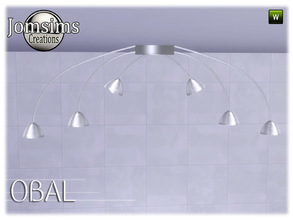 Sims 4 — obal bathroom part 2 ceiling light metal by jomsims — obal bathroom part 2 ceiling light metal