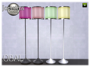 Sims 4 — Obal bathroom part 2 metal  floor lamp by jomsims — Obal bathroom part 2 metal floor lamp
