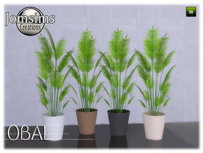 Sims 4 — obal bathroom part 2 plant by jomsims — obal bathroom part 2 plant