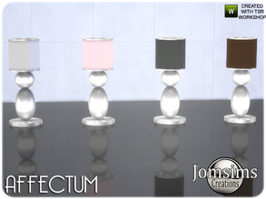 Sims 4 — affectum table lamp by jomsims — affectum table lamp