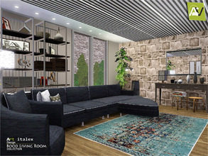 Sims 3 — Bood Living Room by ArtVitalex — - Bood Living Room - ArtVitalex@TSR, Nov 2017 - All objects are recolorable -