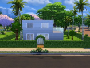 Sims 4 — Palma Dom by Silerna — Remember those white tropical houses van the Sims 2's neighbourhood Pleasantville? I